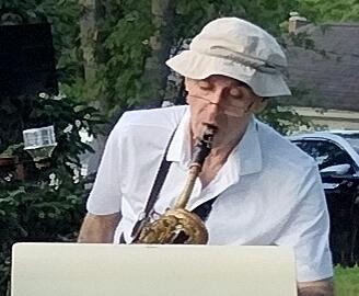 playing music